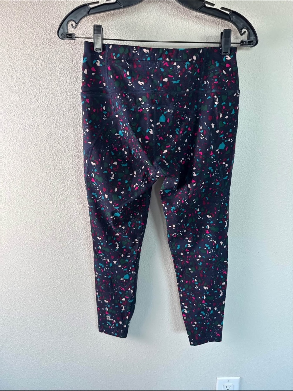 Sweaty Betty Power 7/8 High Rise Stretch Leggings Multi Stipple Print Women’s 6 - Picture 5 of 10